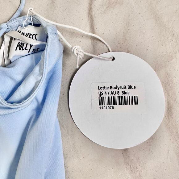 Princess Polly Lottie Bodysuit Blue‎ Size US 4 Small - Picture 7 of 11